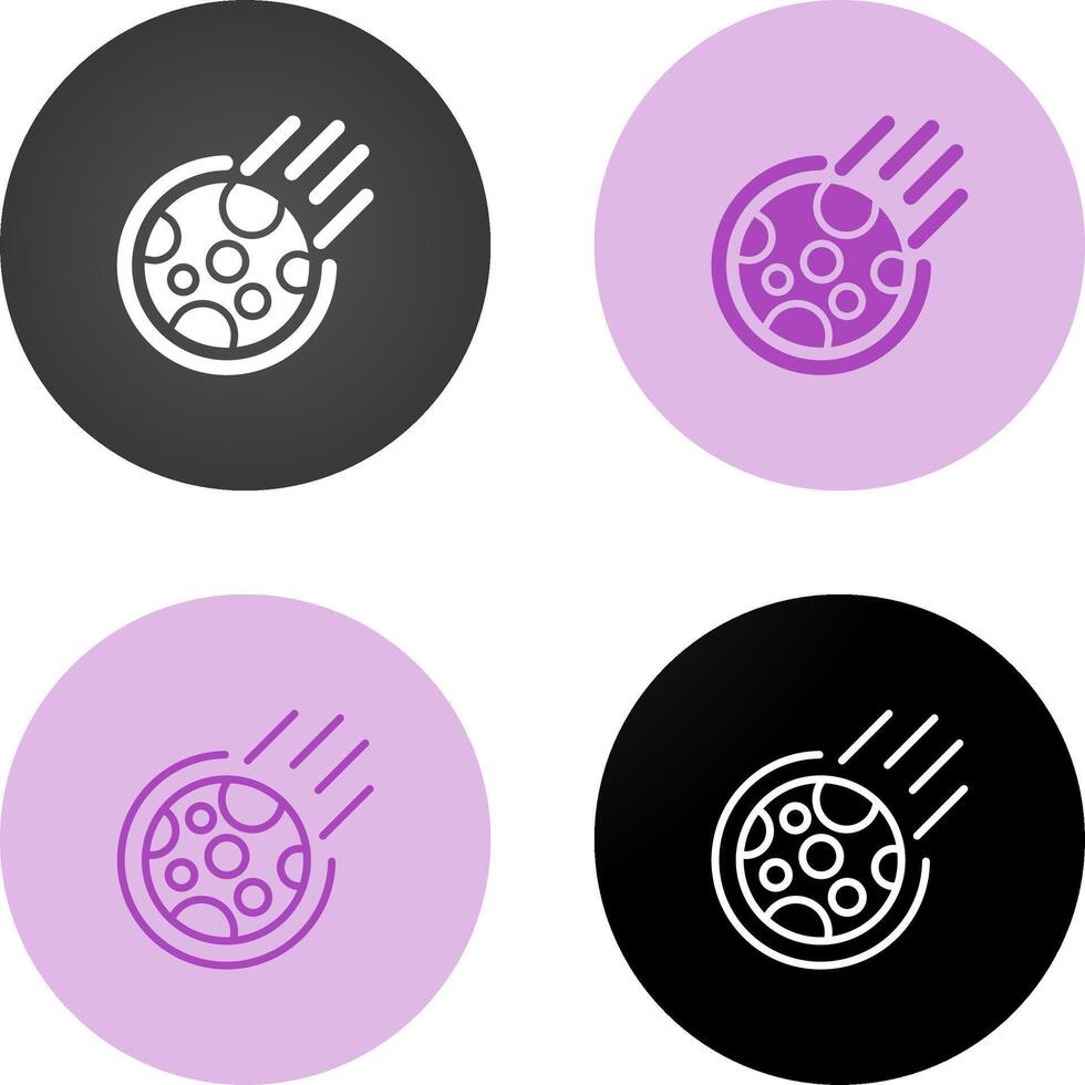 Meteor Vector Icon