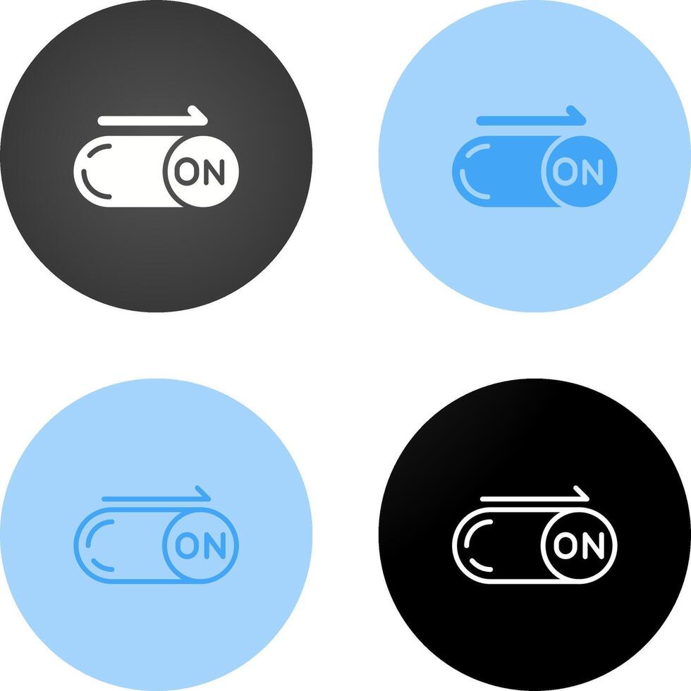 On Button Vector Icon