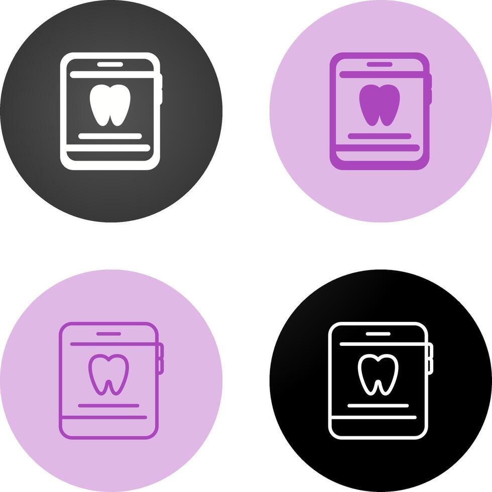 Dentist App Vector Icon