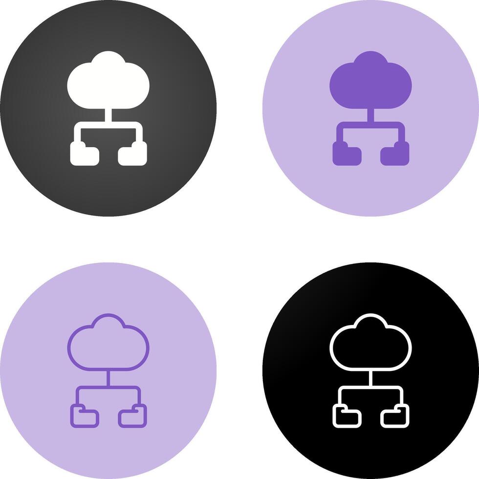 Cloud Computing Vector Icon