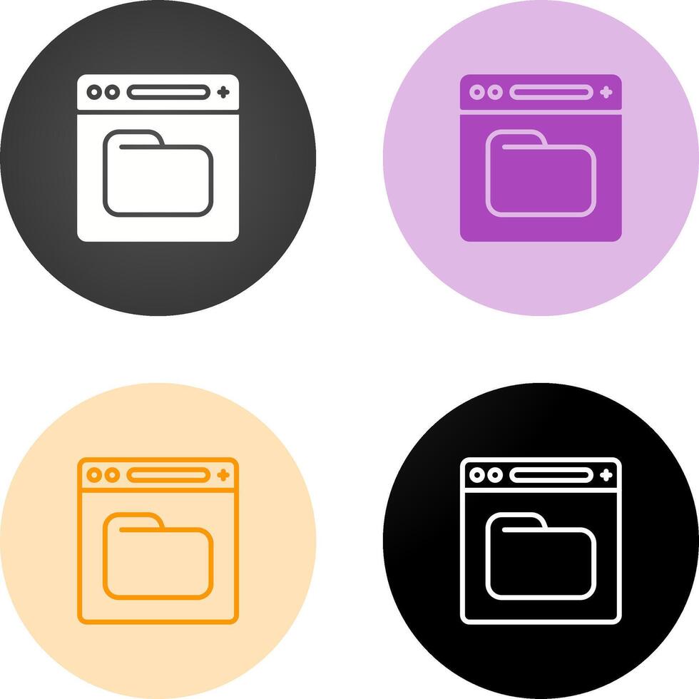 Browser Vector Icon