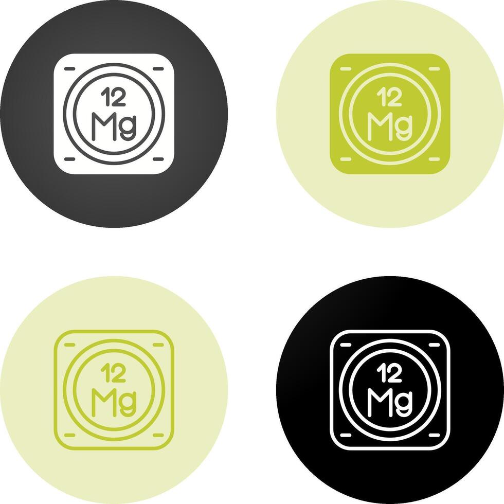Magnesium Vector Icon