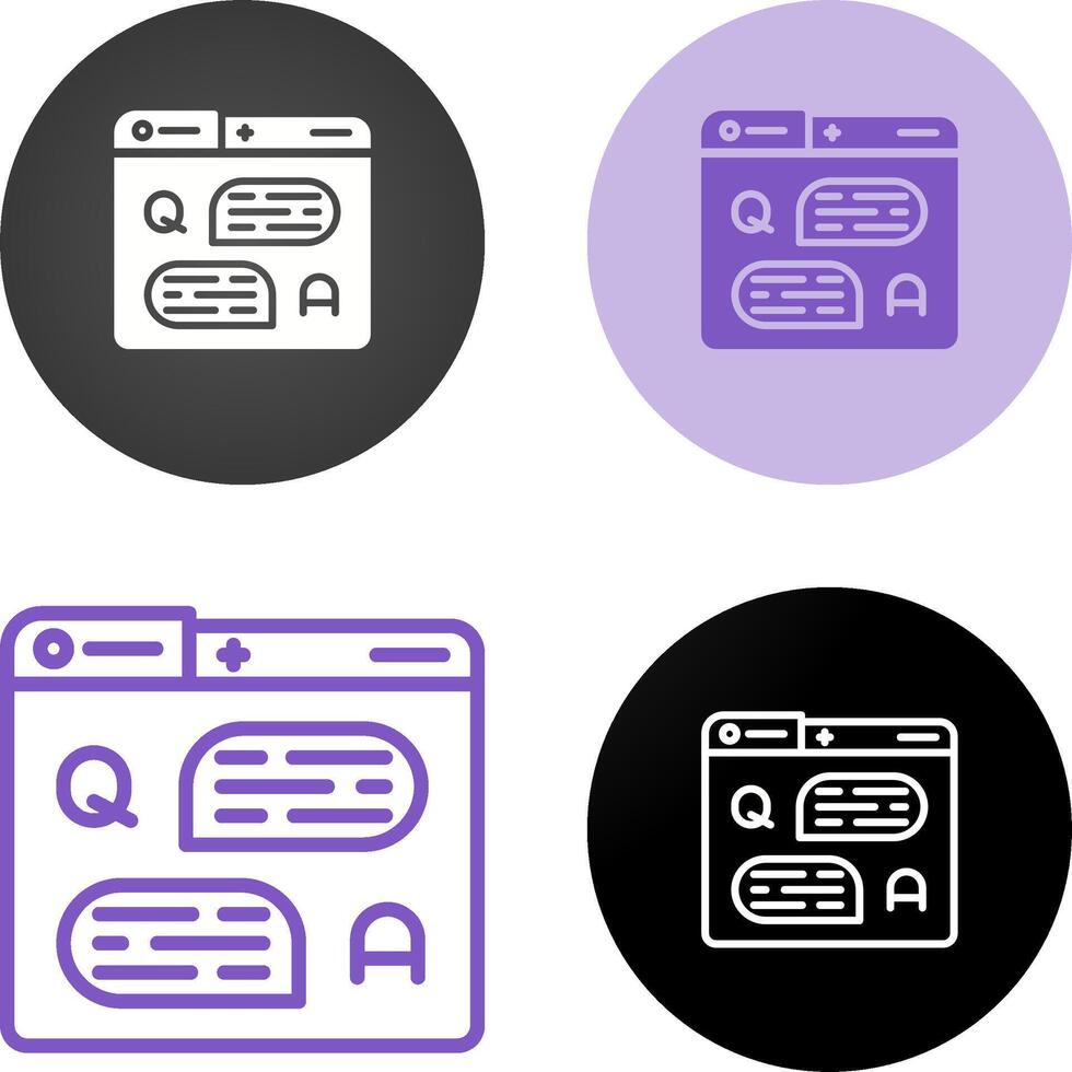 Forum Vector Icon