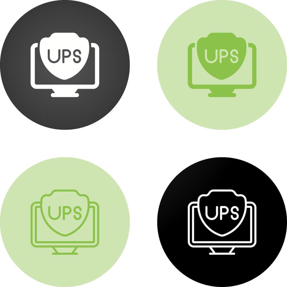 UPS vector icono