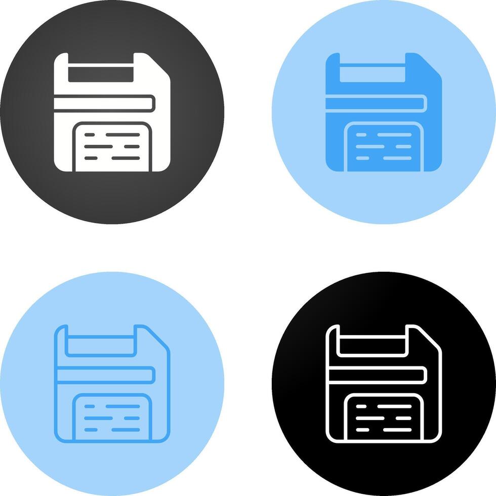 Floppy Disk Vector Icon