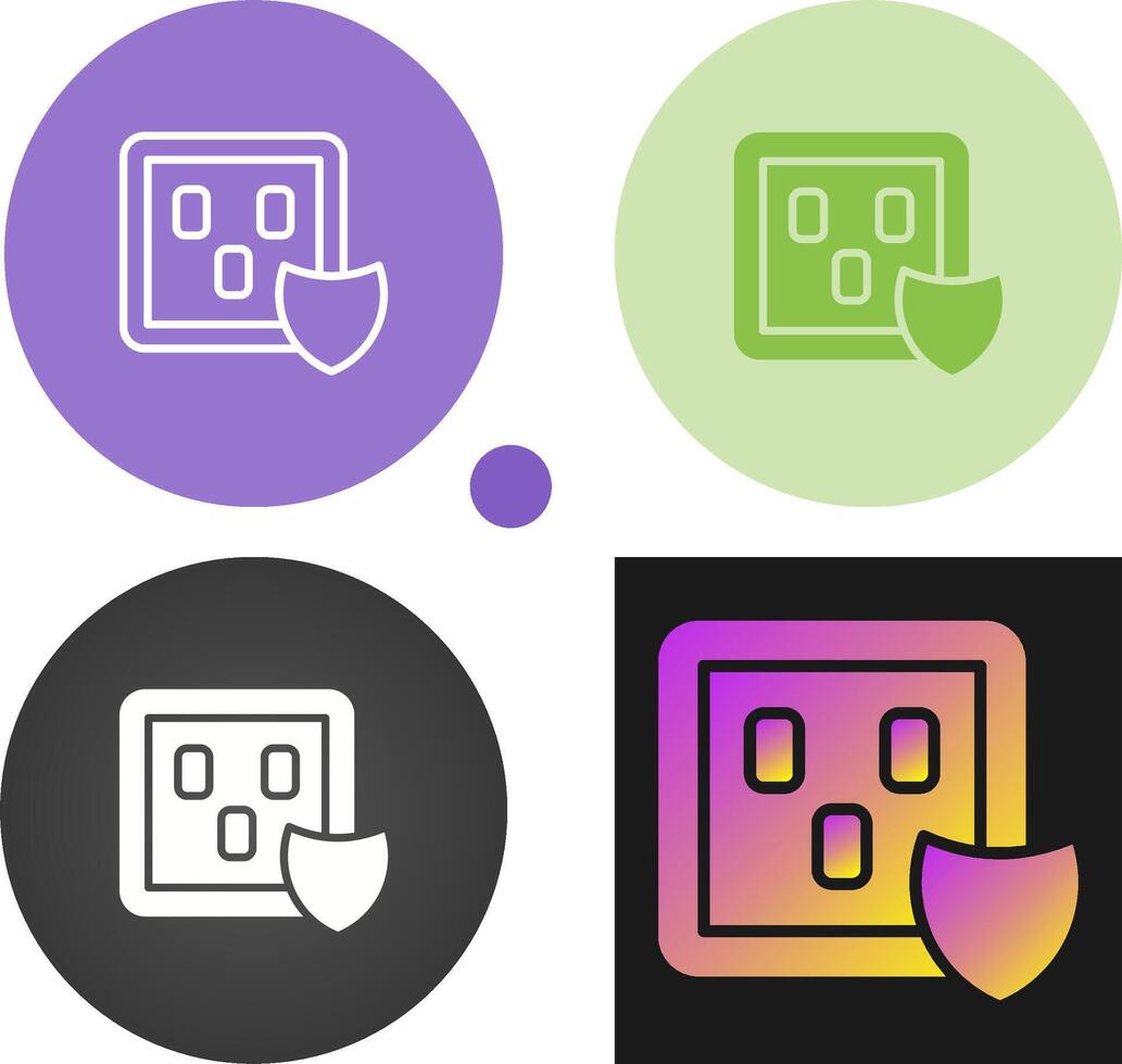 Surge Protector Vector Icon