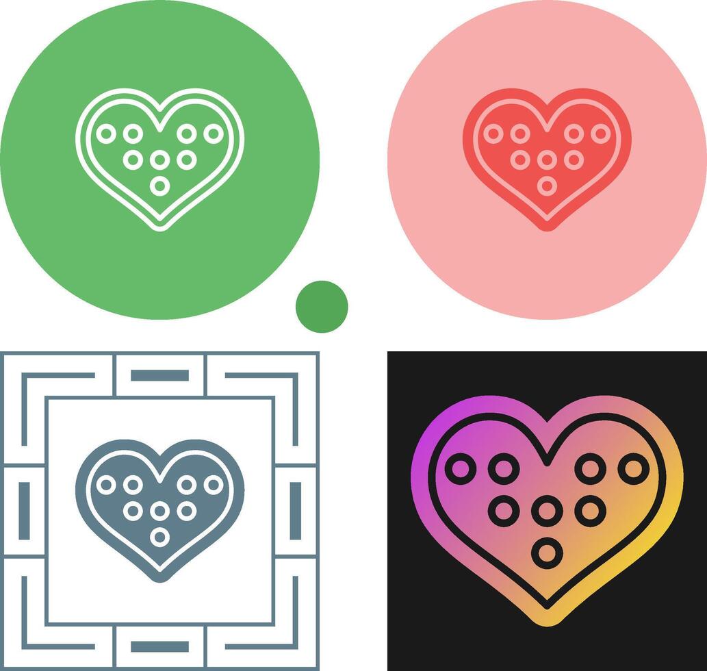 Chocolates in heart Box Vector Icon