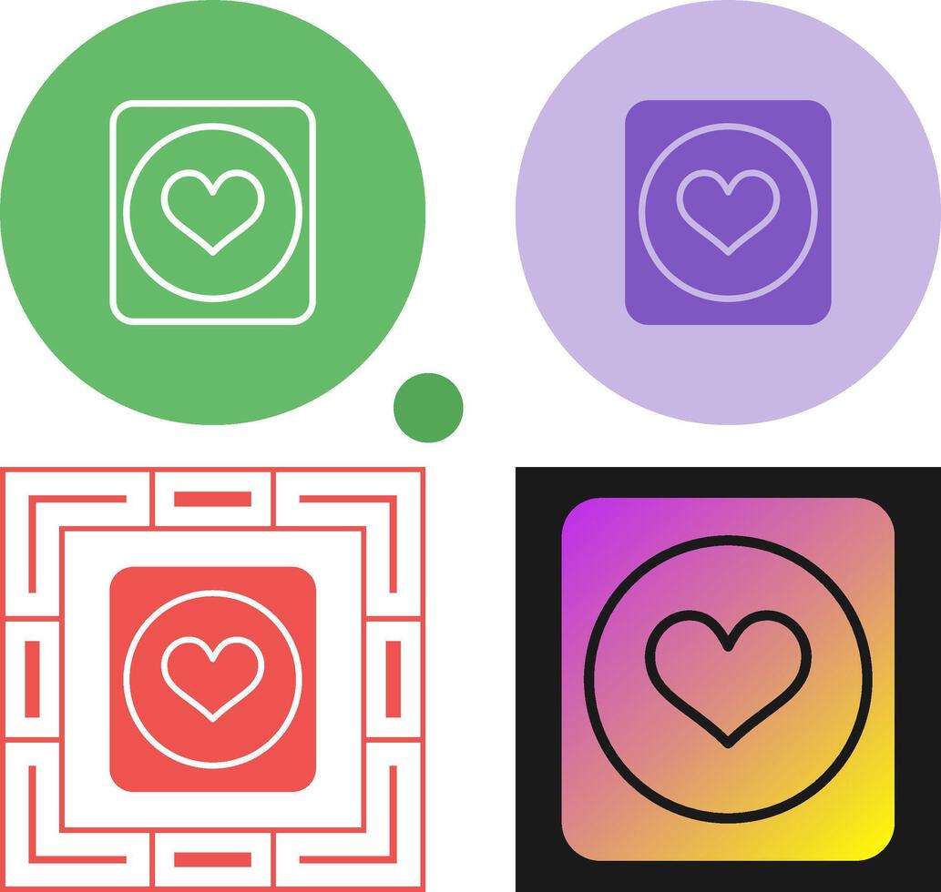 Love Music Box Vector Icon