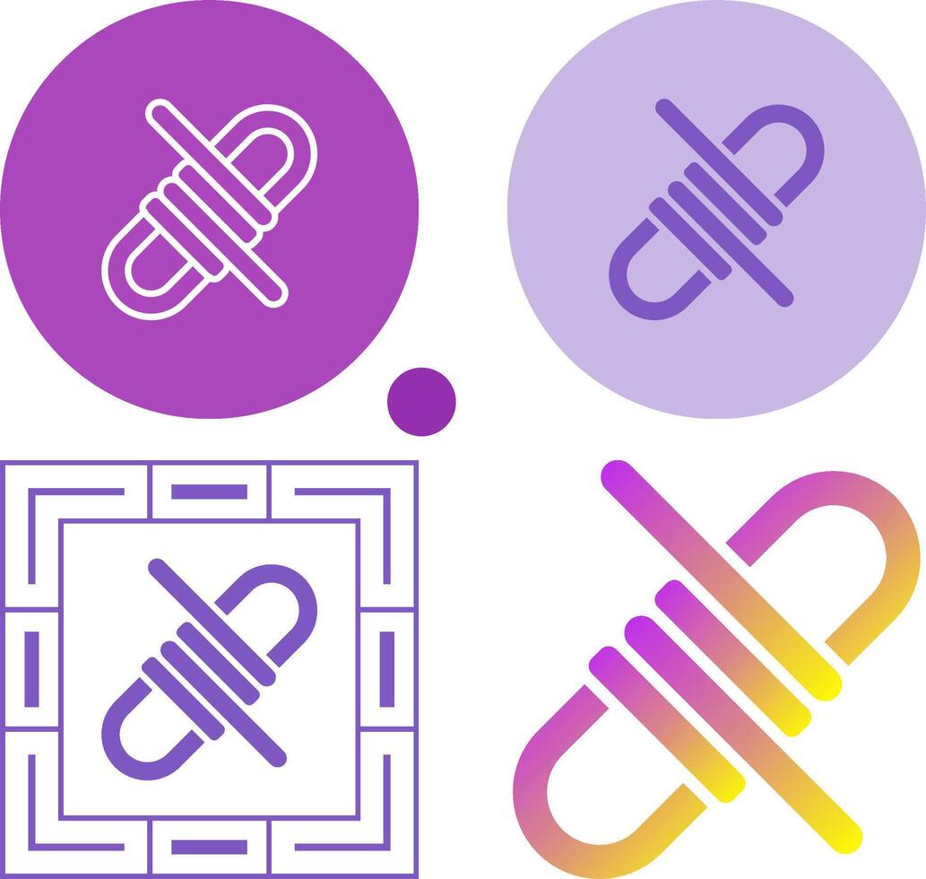 Paracord Vector Icon