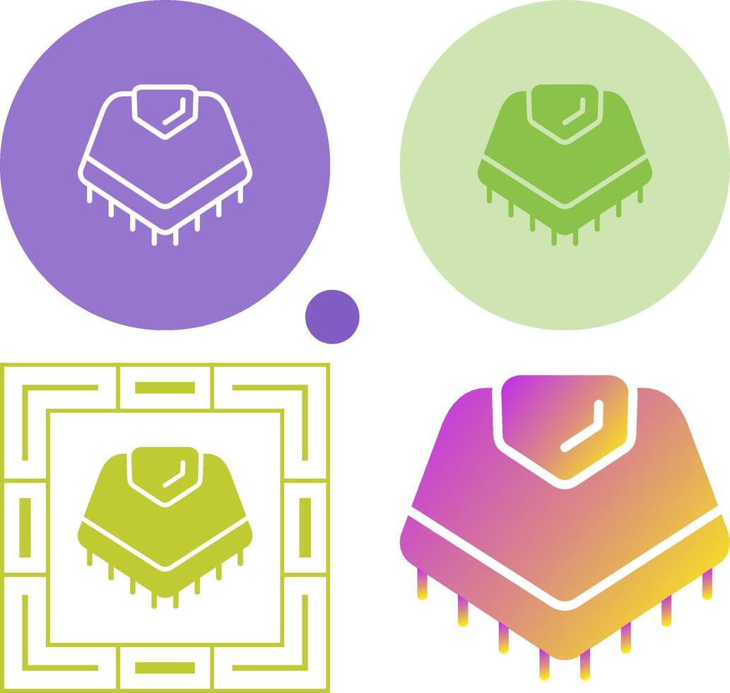 Poncho Vector Icon