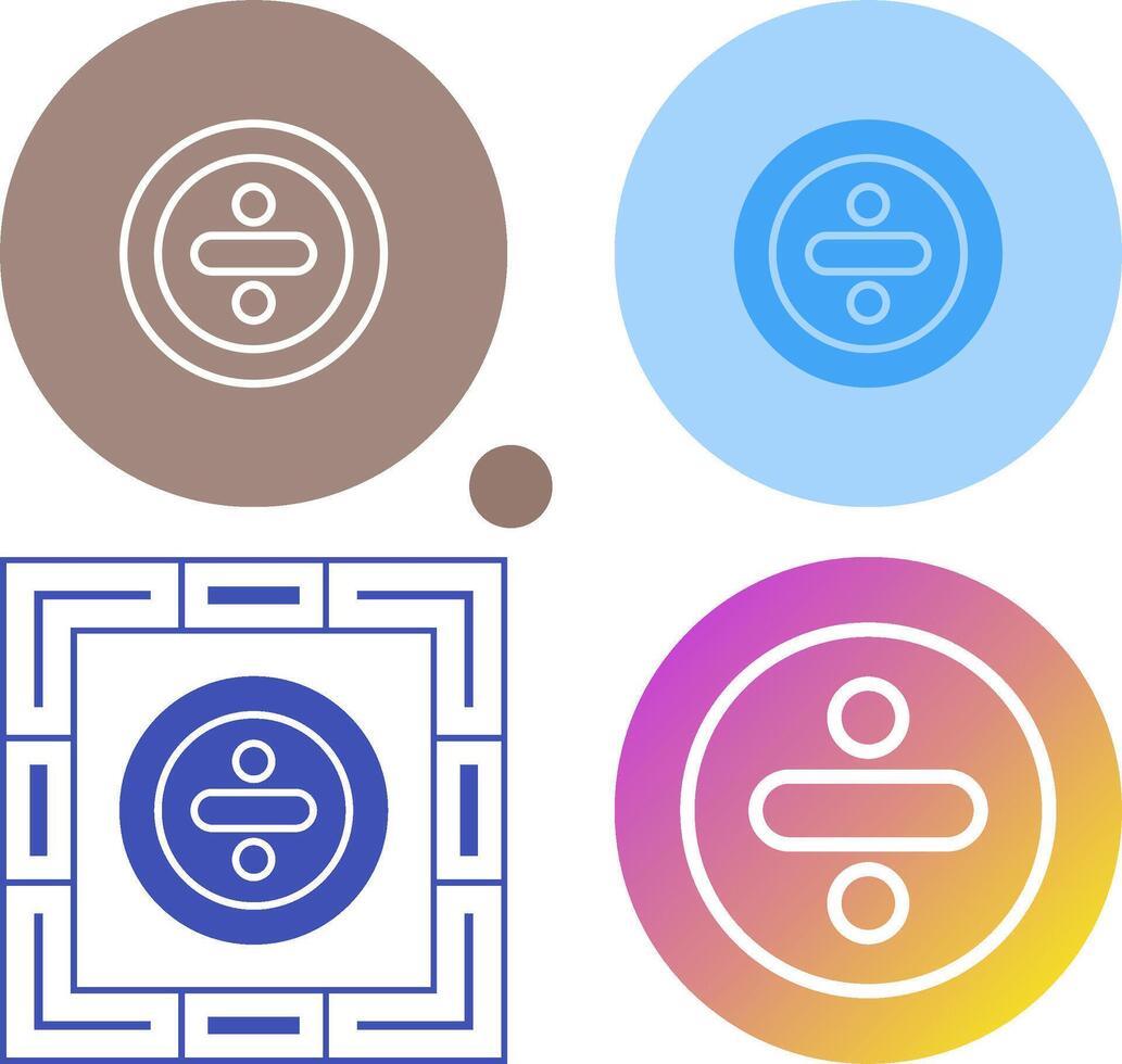 Division Vector Icon
