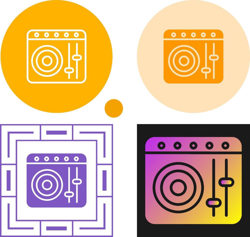 DJ Controller Vector Icon