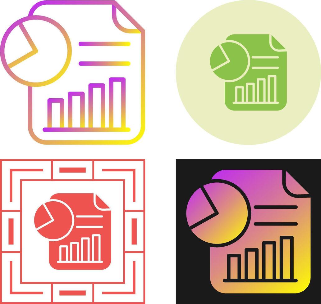 Analytics Report Vector Icon