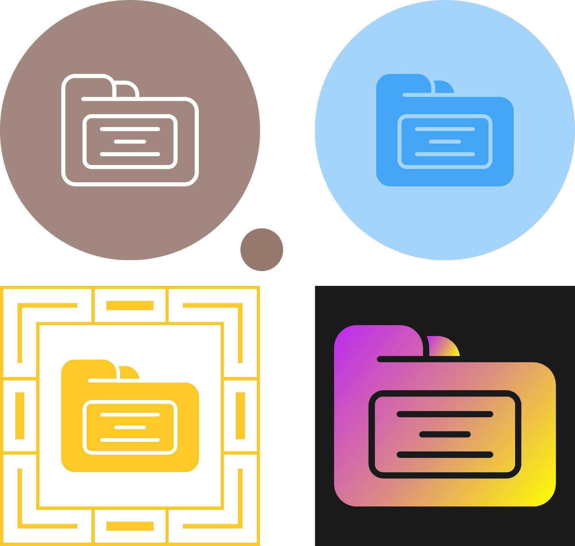 Folder Vector Icon 40789139 Vector Art at Vecteezy