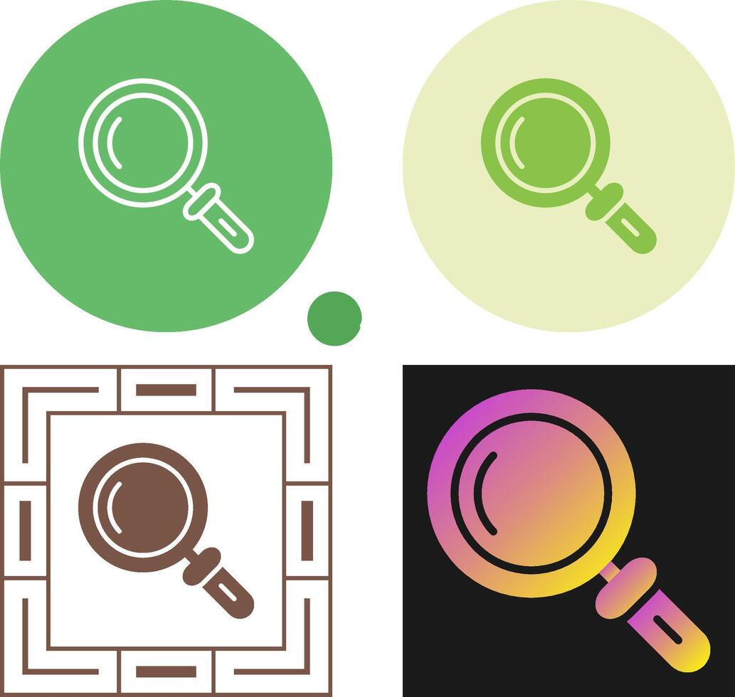 Magnifying Glass Vector Icon