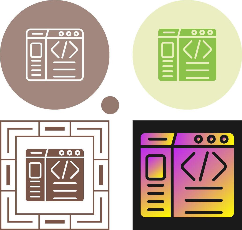 Web Design Vector Icon