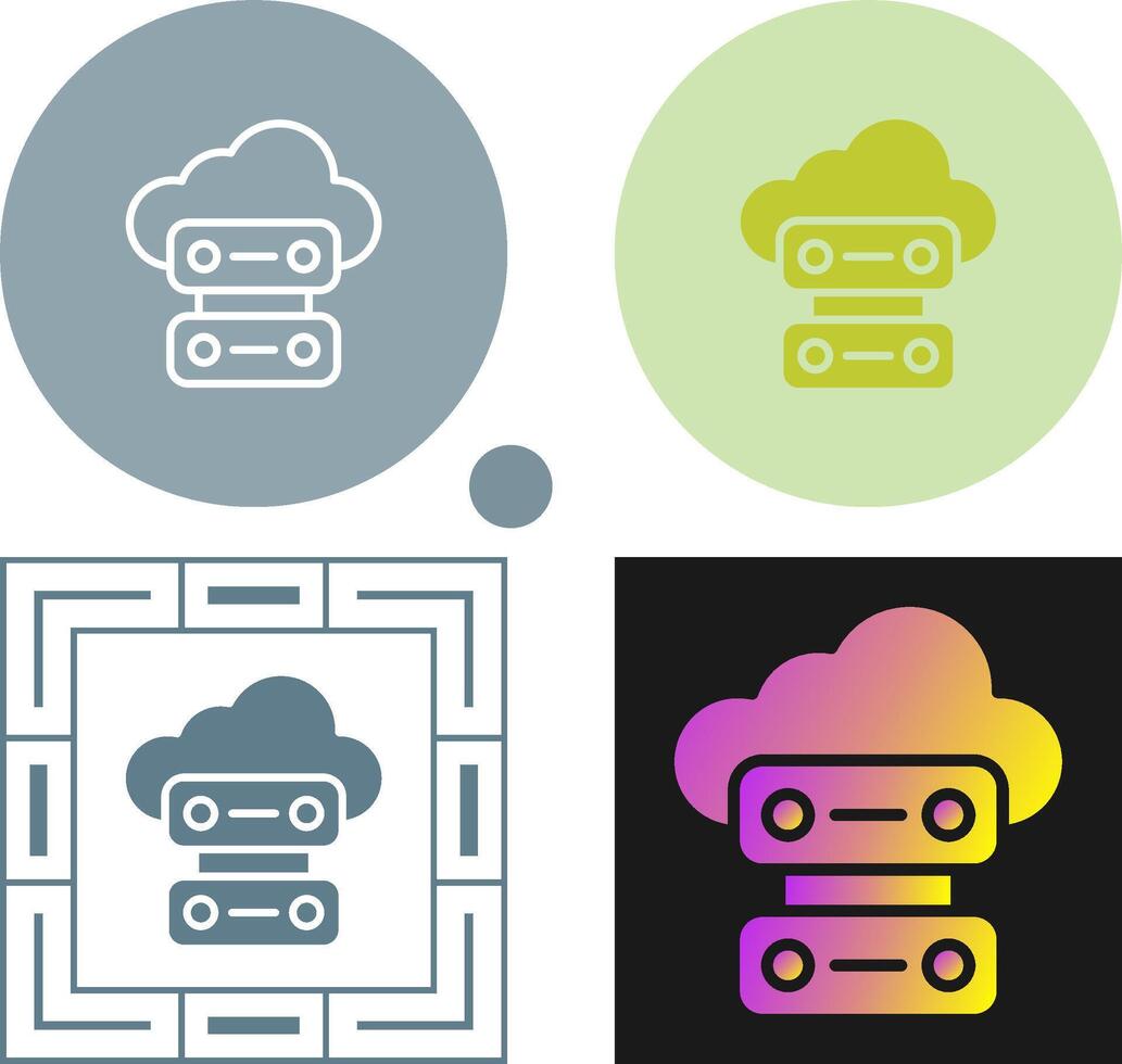 Data Center Vector Icon