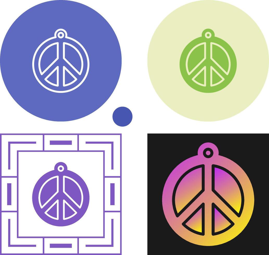 paz símbolo vector icono