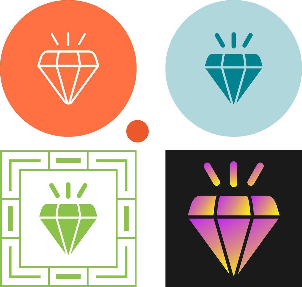 Diamond Vector Icon