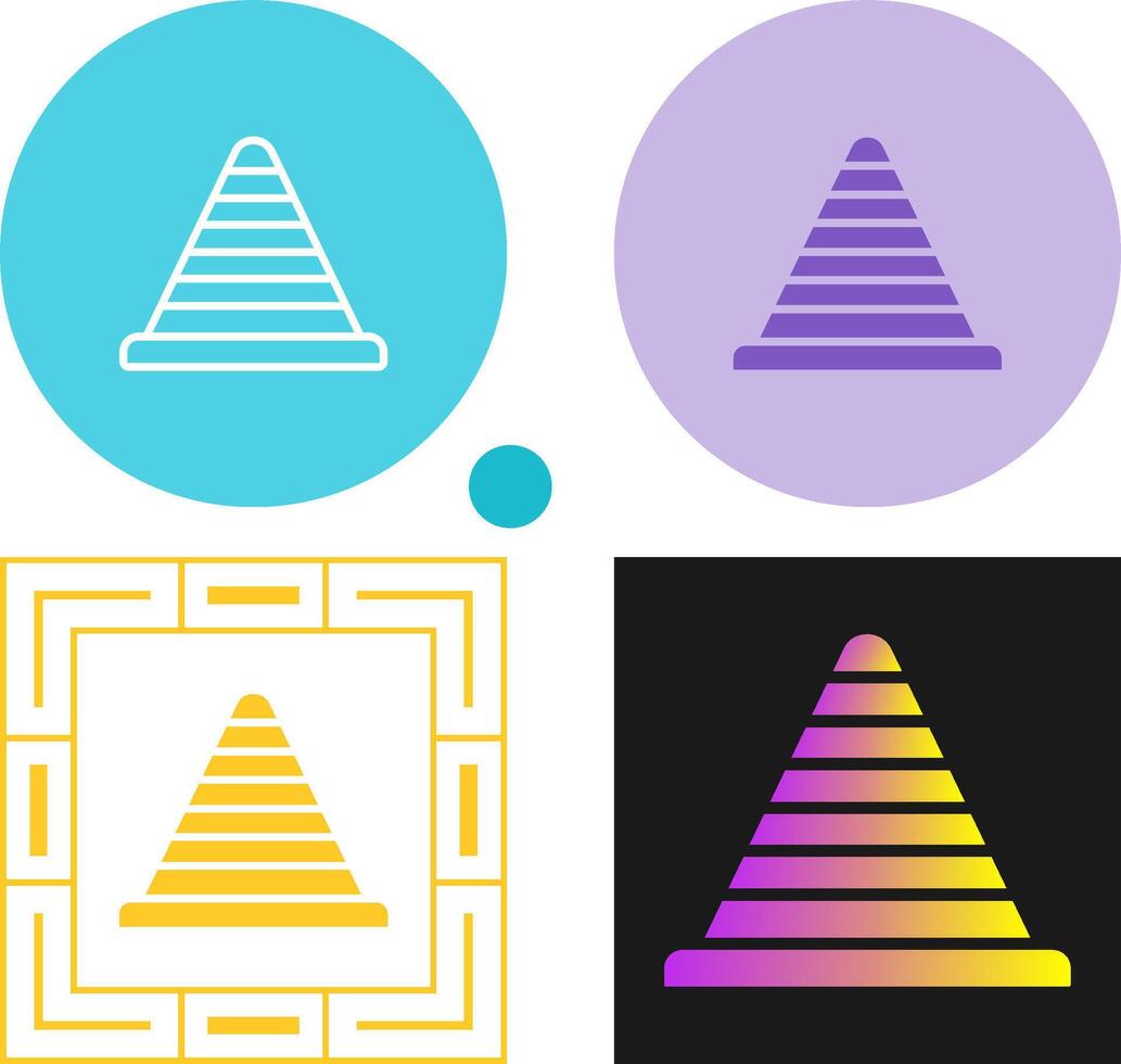 Traffic cone Vector Icon