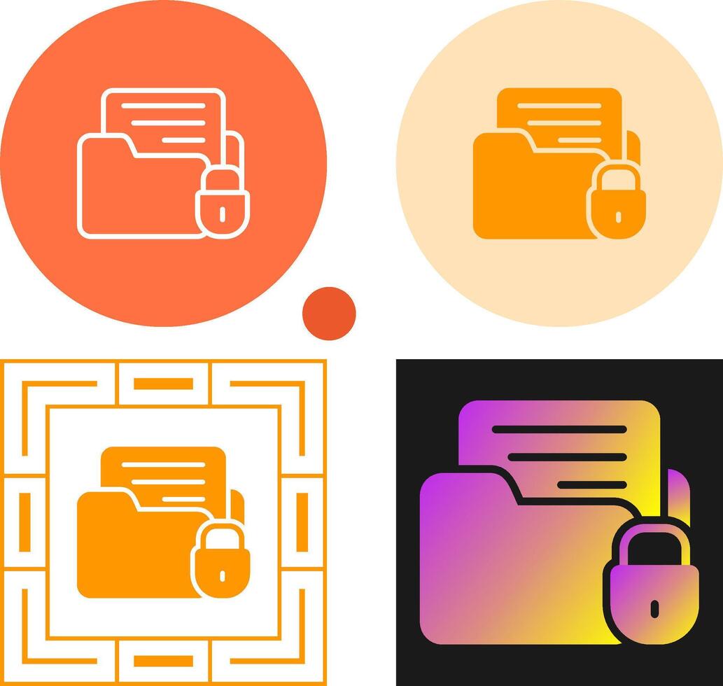 Data Encryption Vector Icon