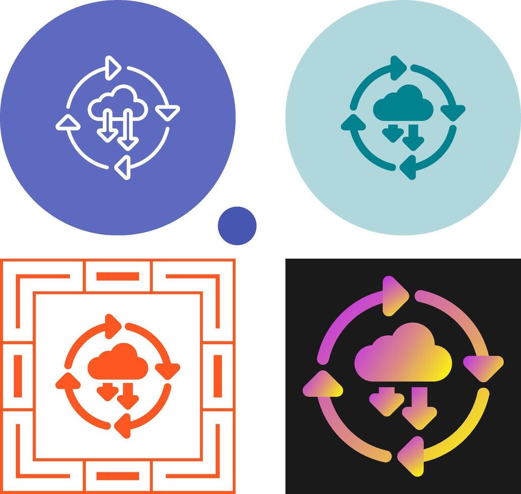 Continuous Deployment Vector Icon