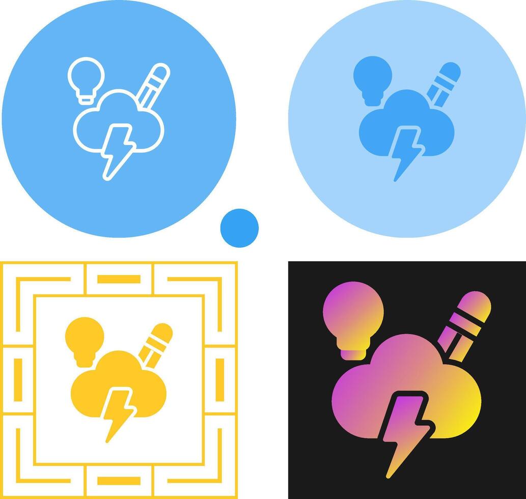 Brainstorming Vector Icon