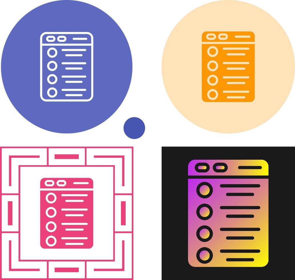 Design Criteria Vector Icon