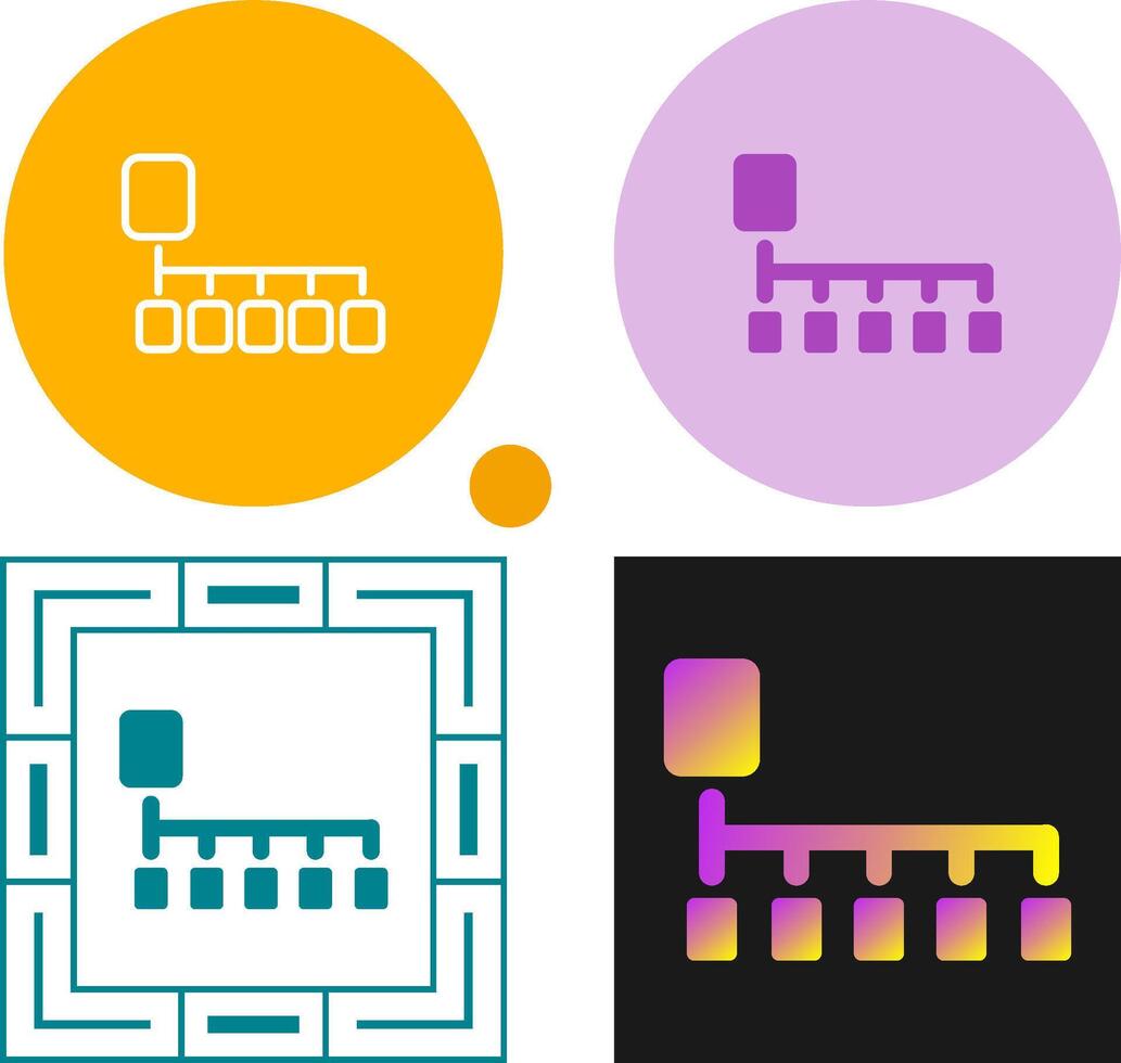 Card Sorting Vector Icon