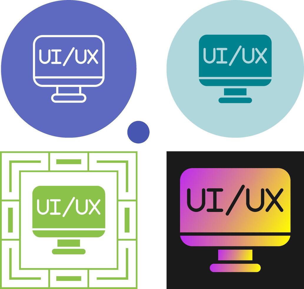 ux ui vector icono