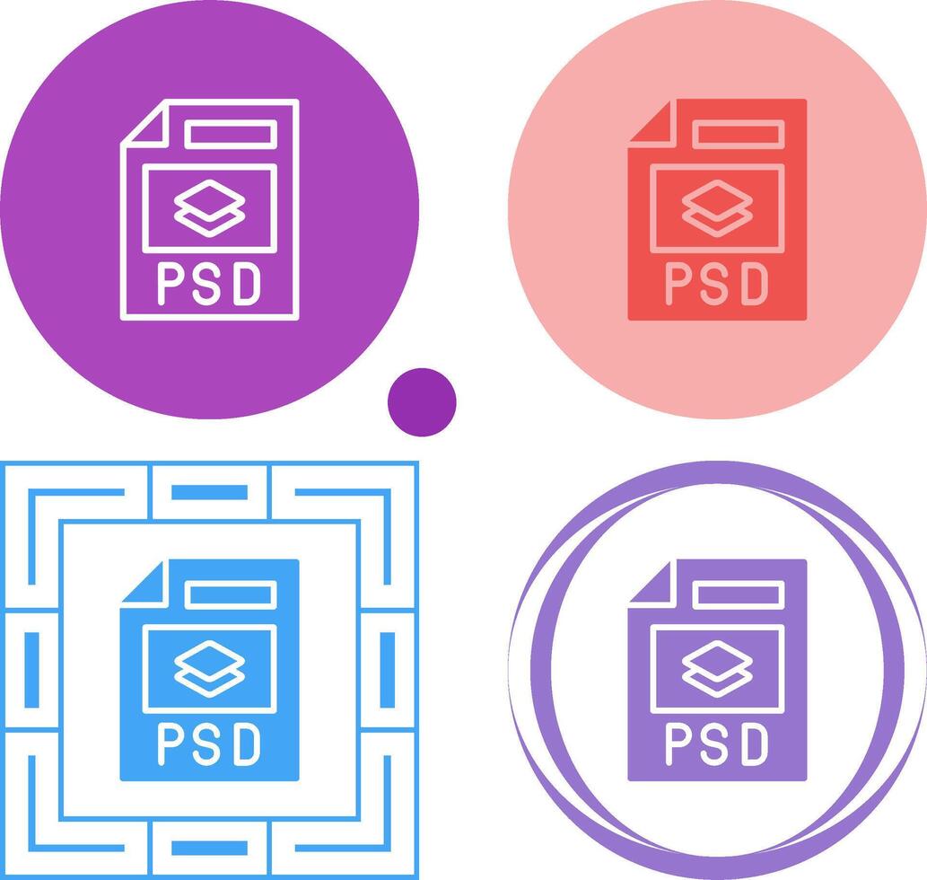 psd archivo vector icono