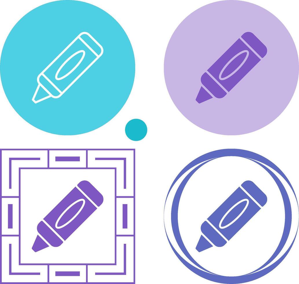 Crayon Vector Icon