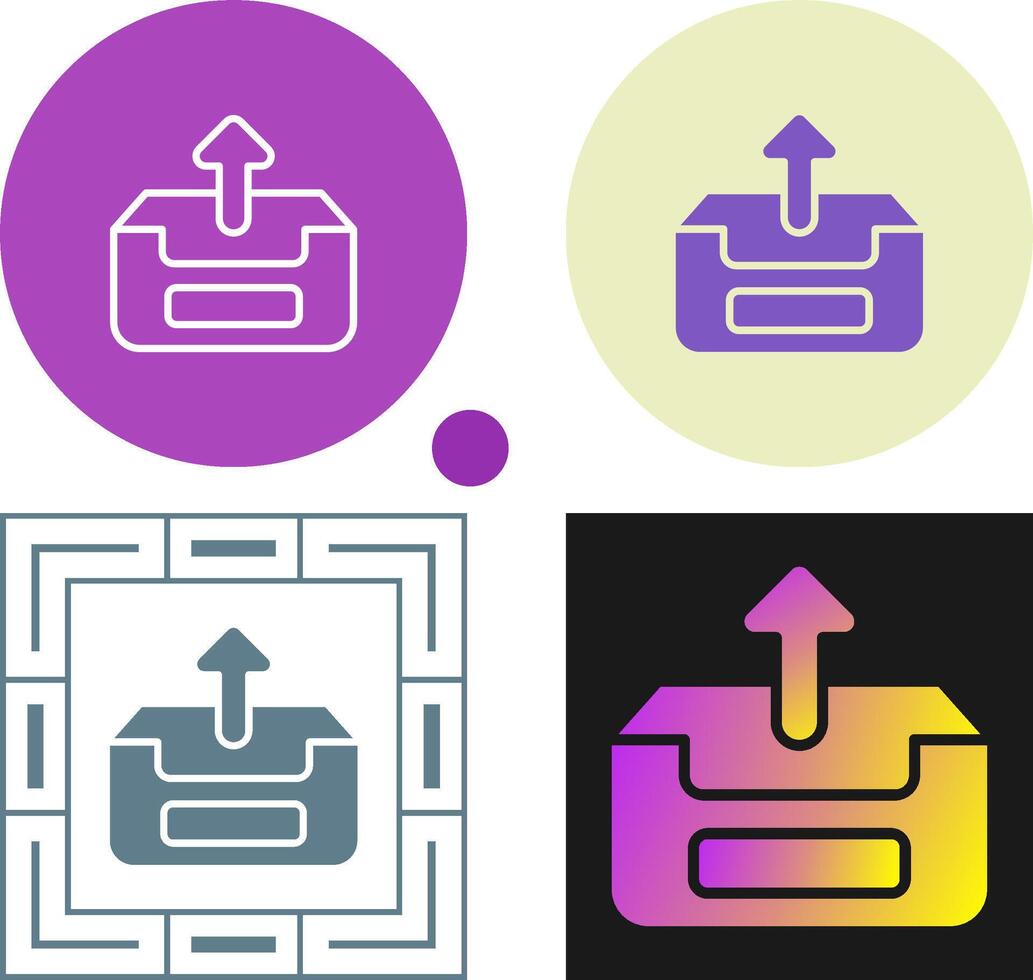 Outbox Vector Icon