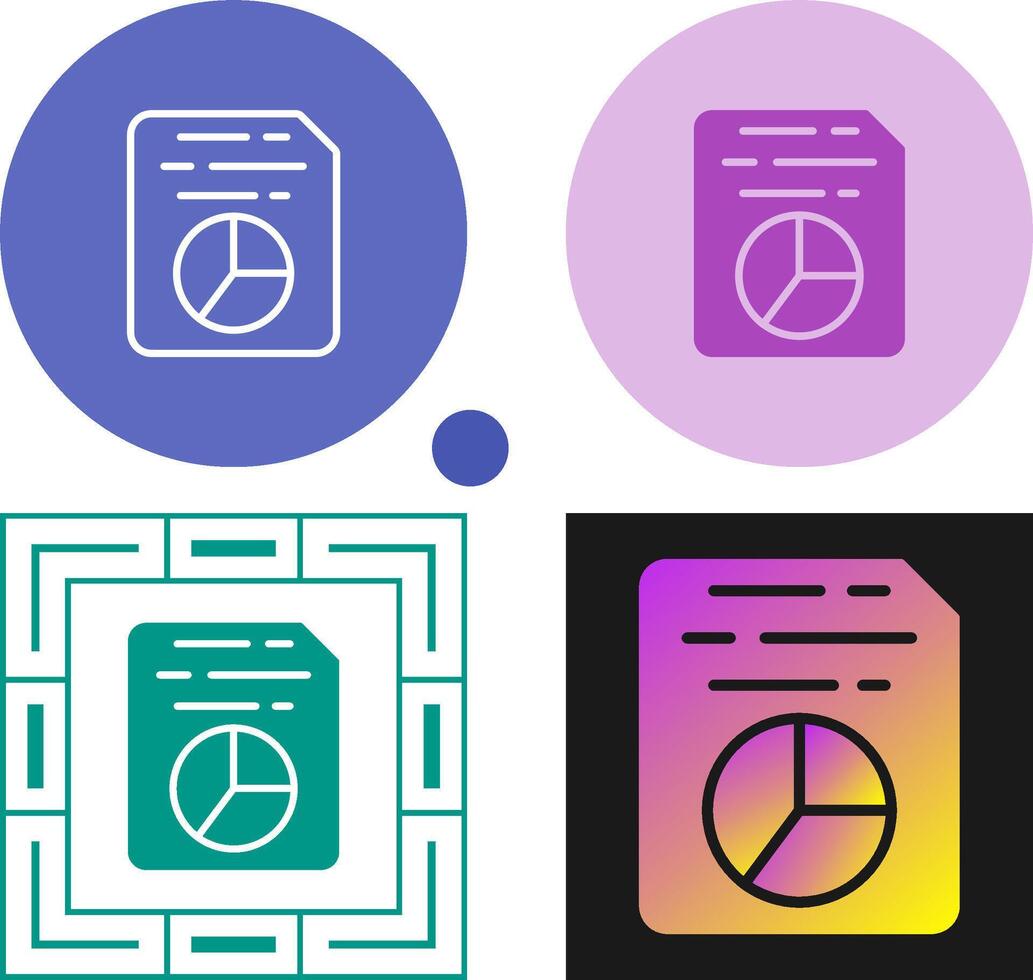 Document Insert Diagram Vector Icon