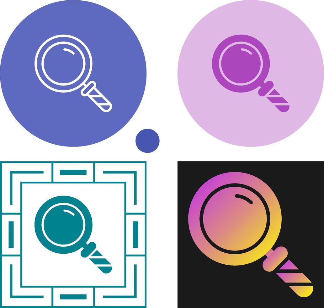 Magnifying Glass Vector Icon