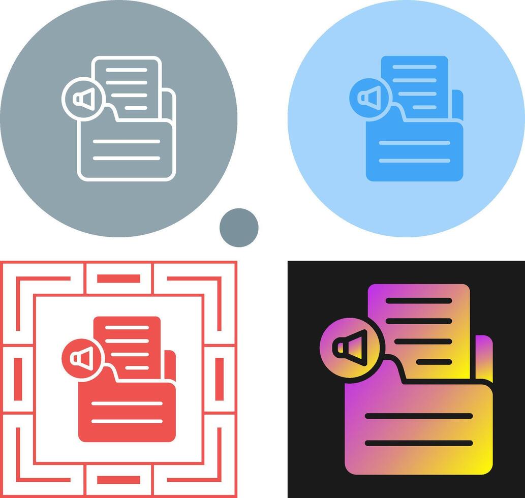 Document Insert Audio Vector Icon