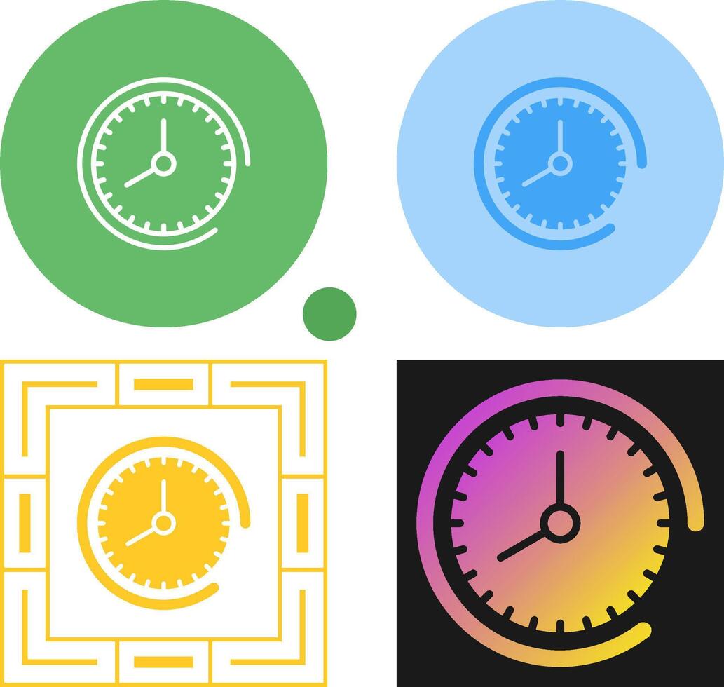 Clock Vector Icon