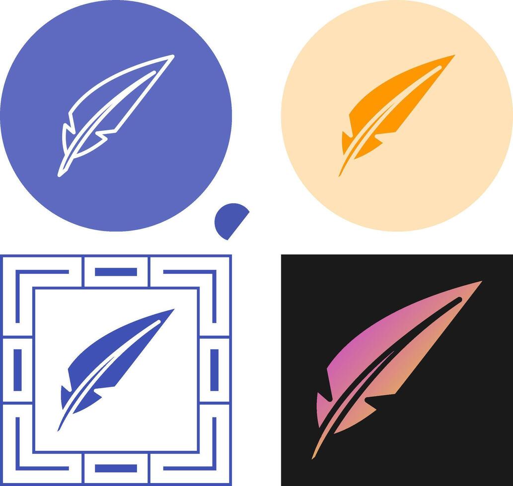 Quill pen Vector Icon