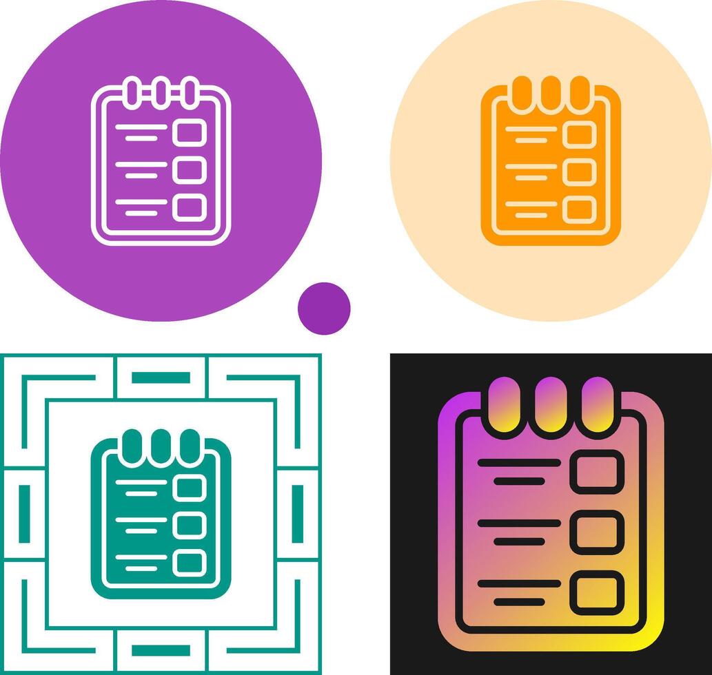 Task list with clipboard Vector Icon