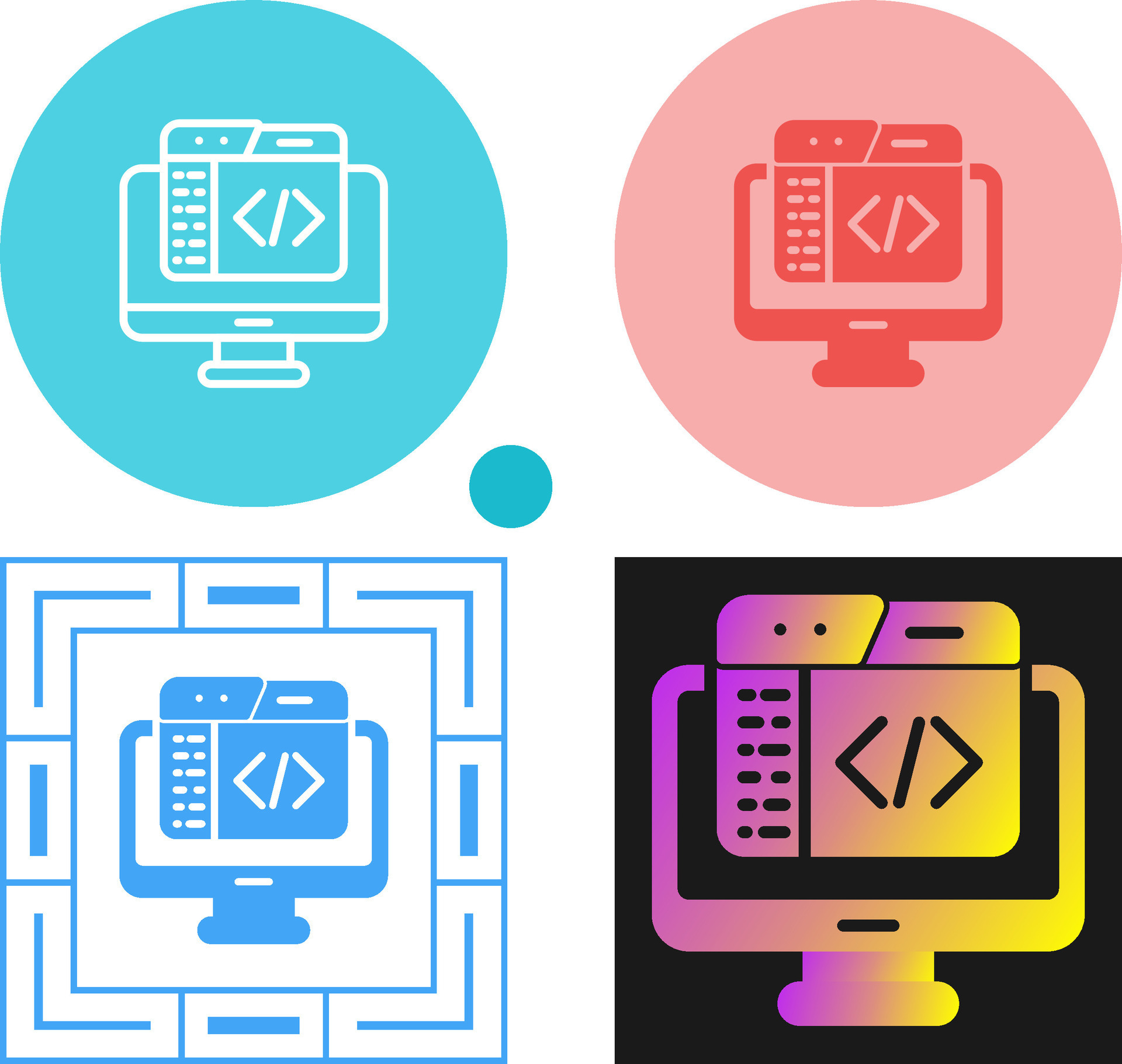 code editor window clip art Code editor vector icon 40664596 vector art at vecteezy
