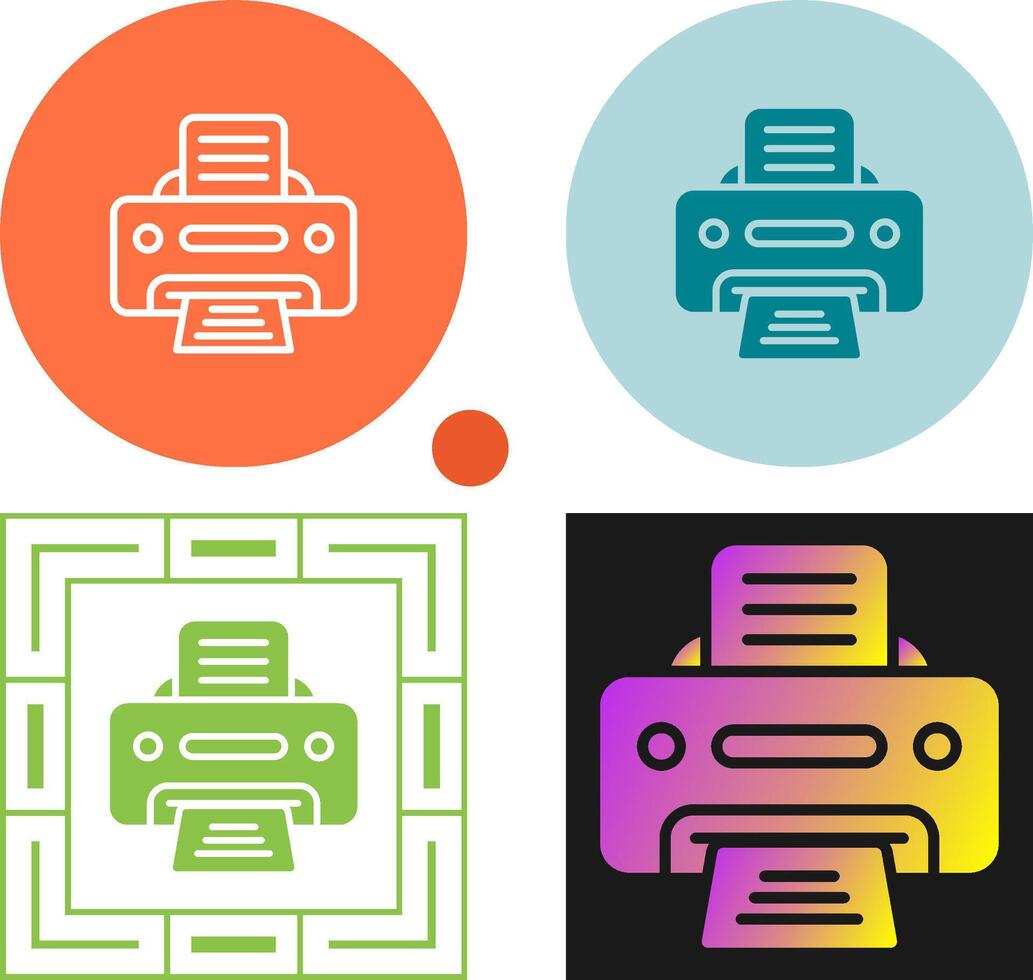 Printer Vector Icon