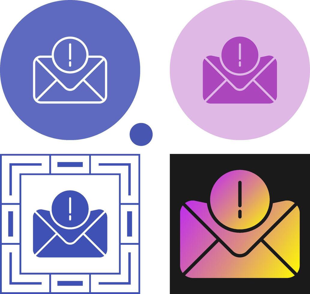 Error Message Vector Icon