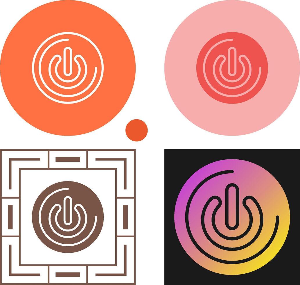 Power Button Vector Icon