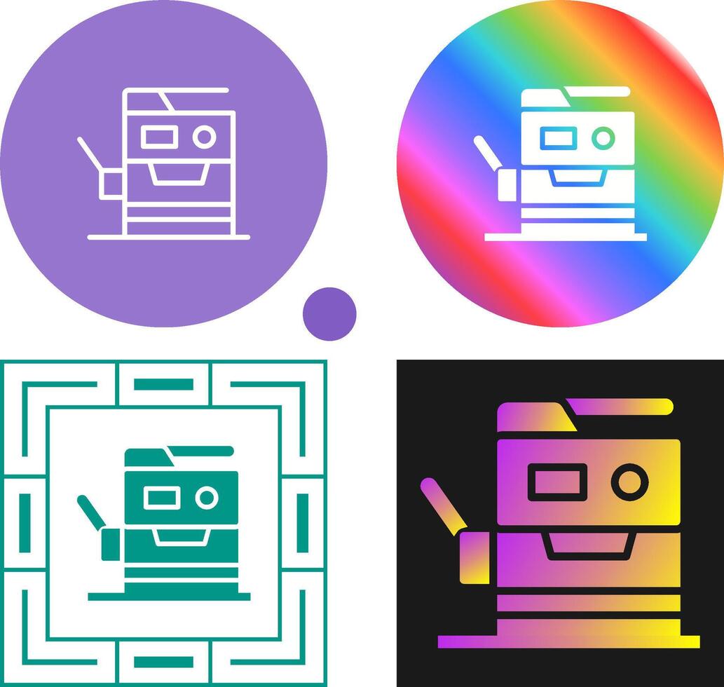 Copy Machine Vector Icon