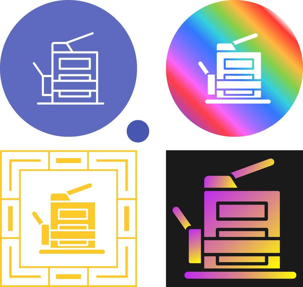 Copy Machine Vector Icon