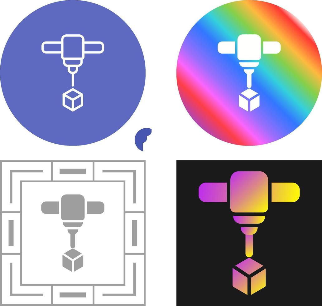 3d Printing Vector Icon