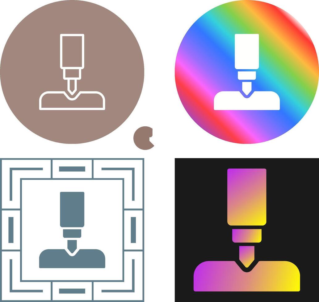 Pneumatic hammer Vector Icon