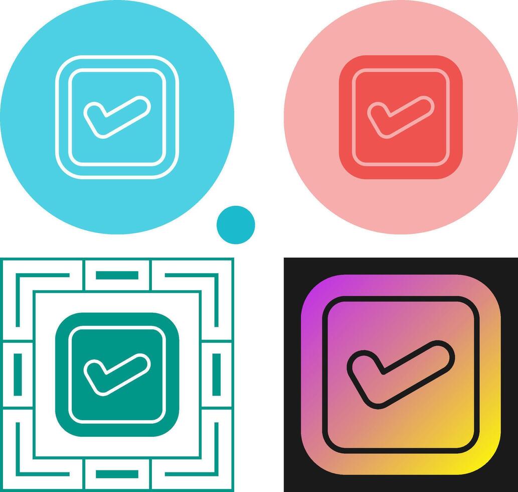 Checkbox Vector Icon