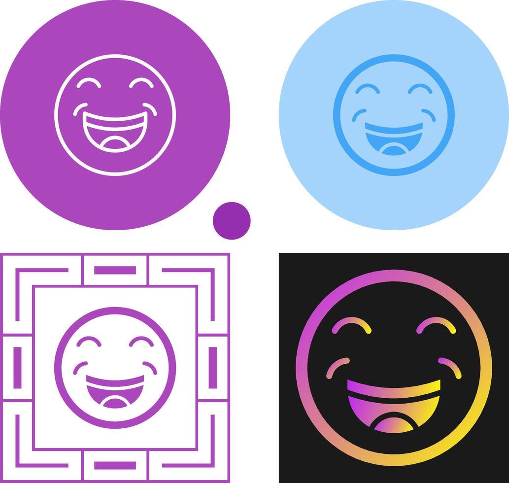 icono de vector de sonrisa