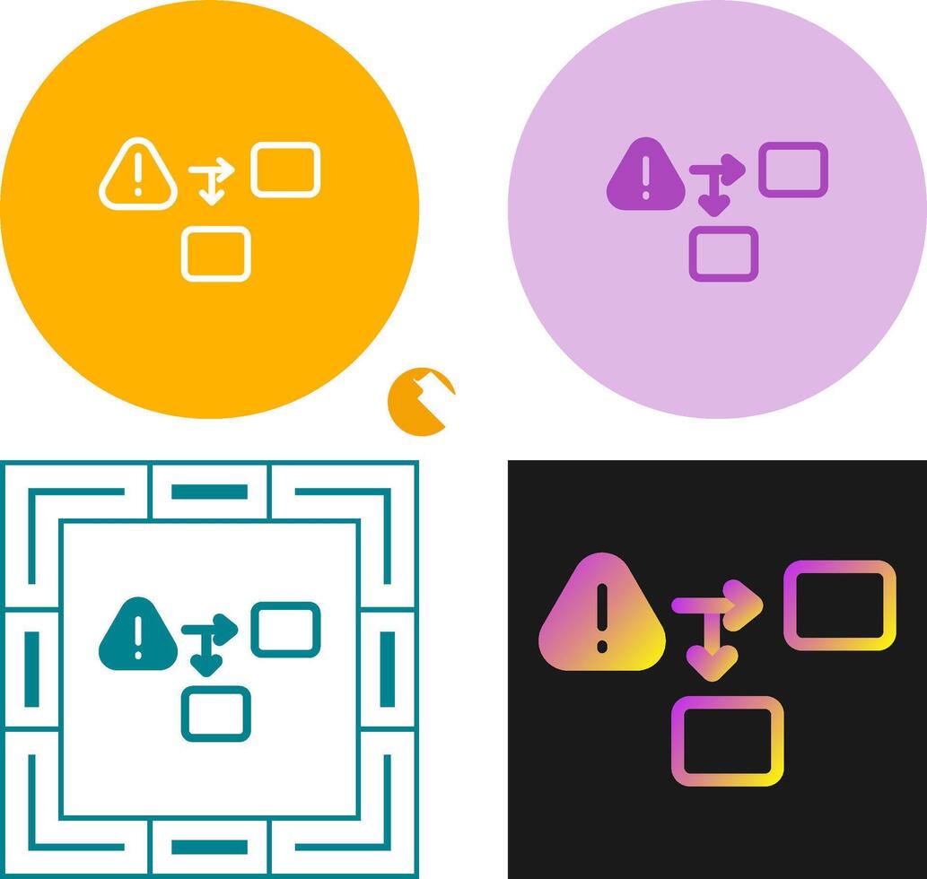 procedimiento vector icono